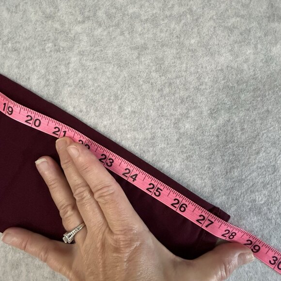 NO BOUNDARIES Skinny Pants XS/XCH(1) Wine Stretch Pull-On Low Rise - Picture 6 of 11